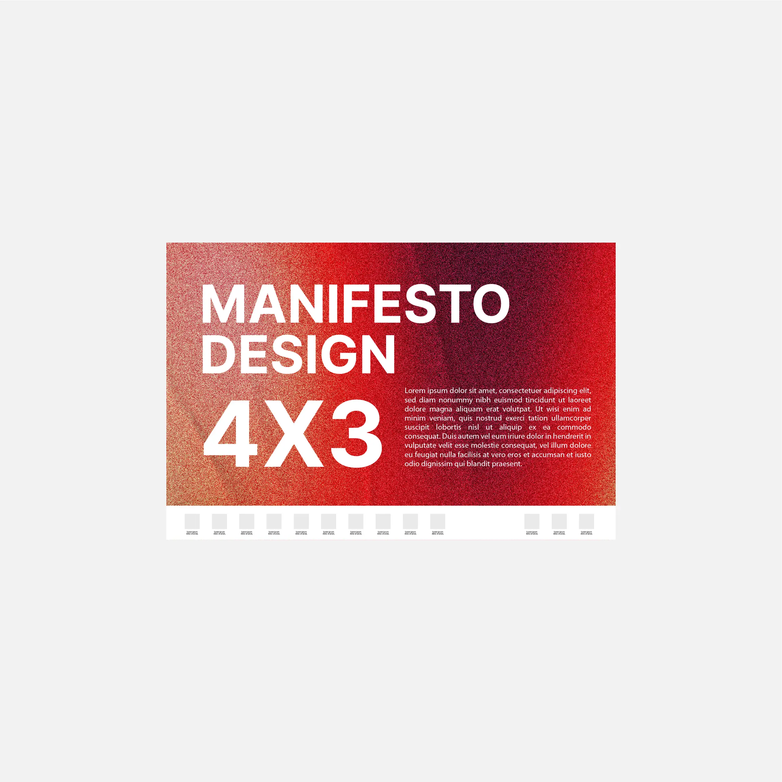 Manifesti 4 x 3